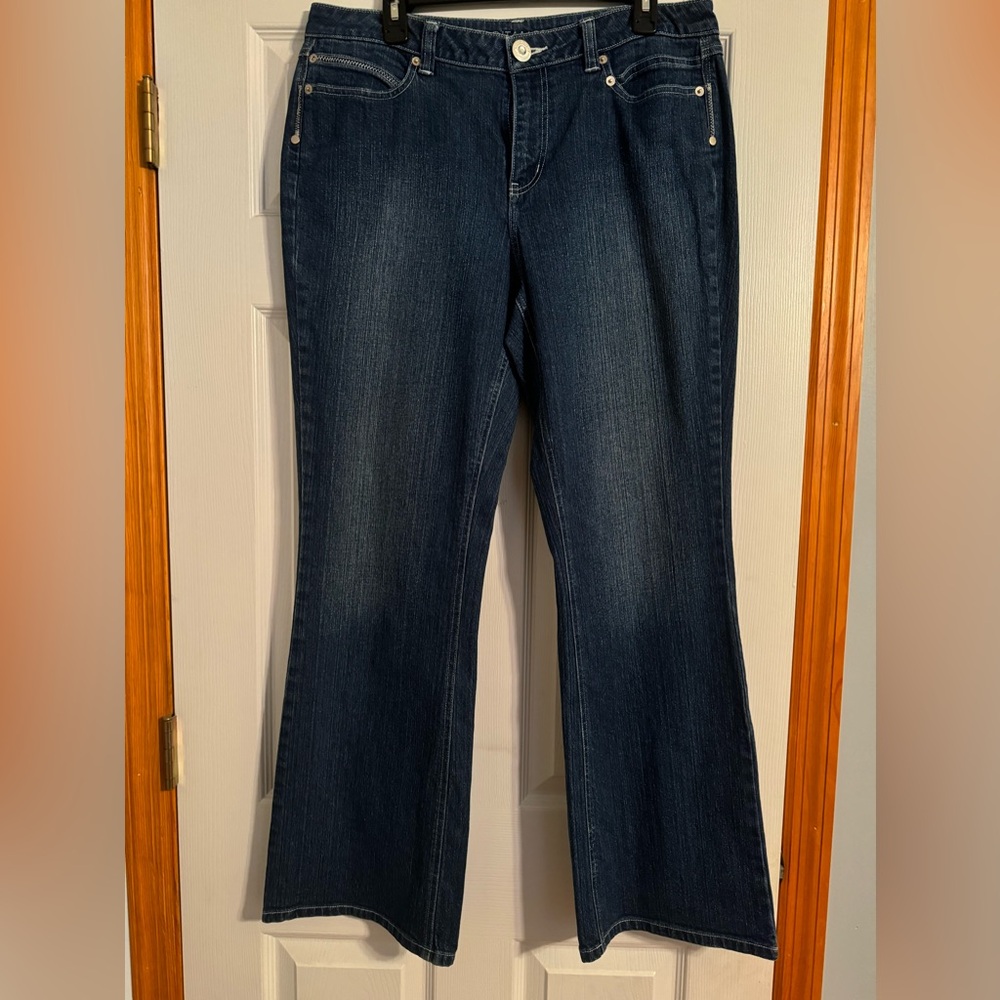 GITANO Women’s Dark Wash Jeans ~ Size 14